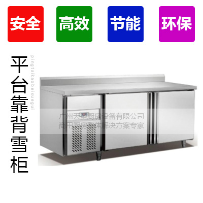 双门GN平台靠背雪柜,双门平台雪柜,双门平台冰箱,双门冰箱2