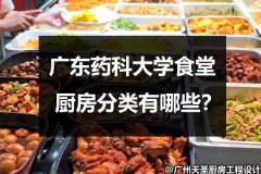 广东药科大学食堂厨房分类有哪些？